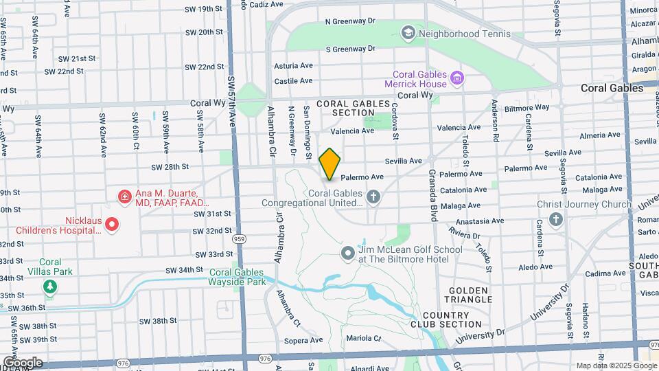 1251 Anastasia Ave Map and Location Details