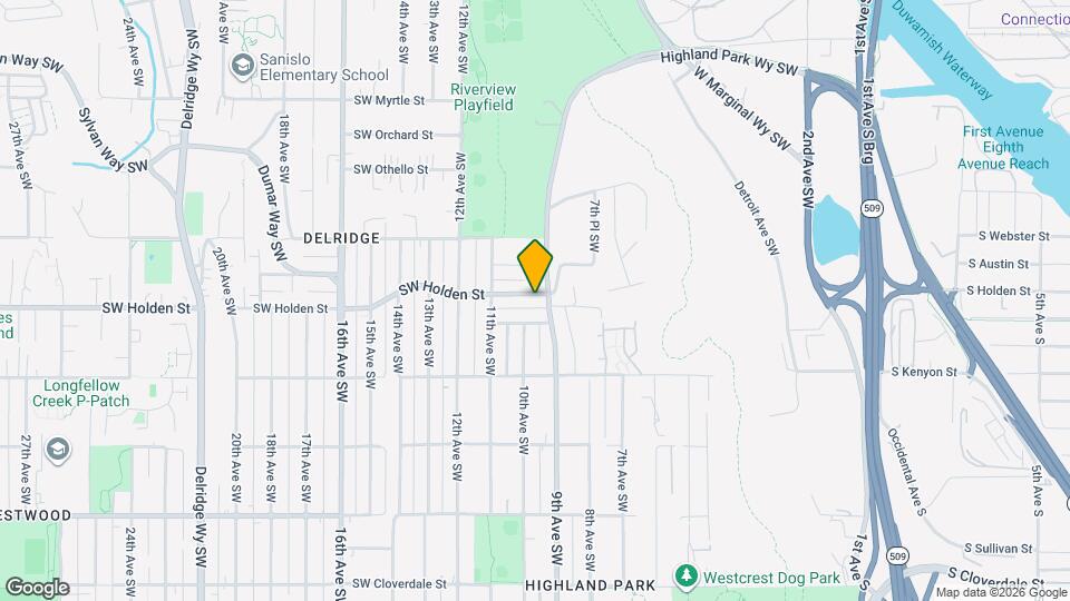 907 SW Holden St Map and Location Details