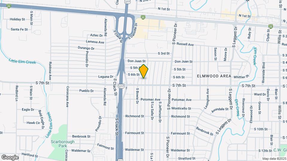 618 S San Jose Dr Map and Location Details