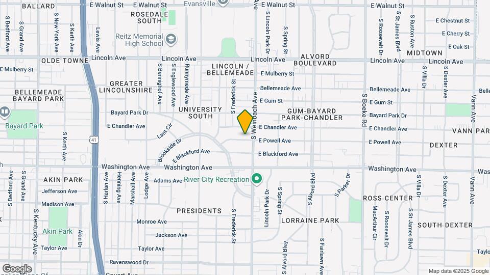 1920 E Powell Ave Map and Location Details