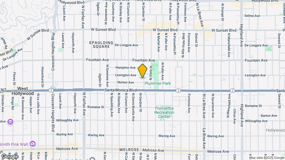 7501 Norton Ave Mapa y Detalles de la Ubicación