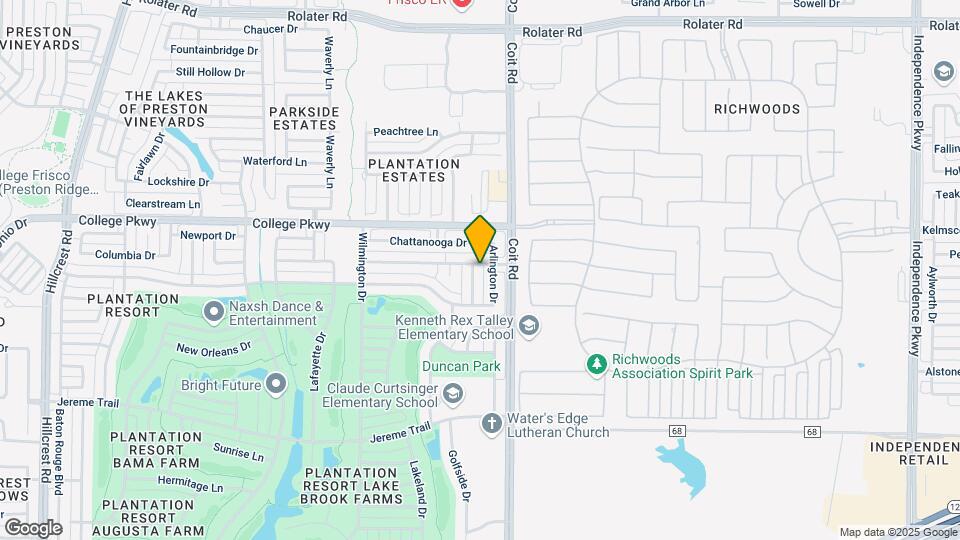 6110 Tupelo Ln Map and Location Details