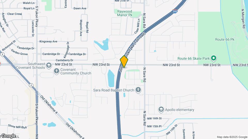 2307 Bains Hill Ln Map and Location Details