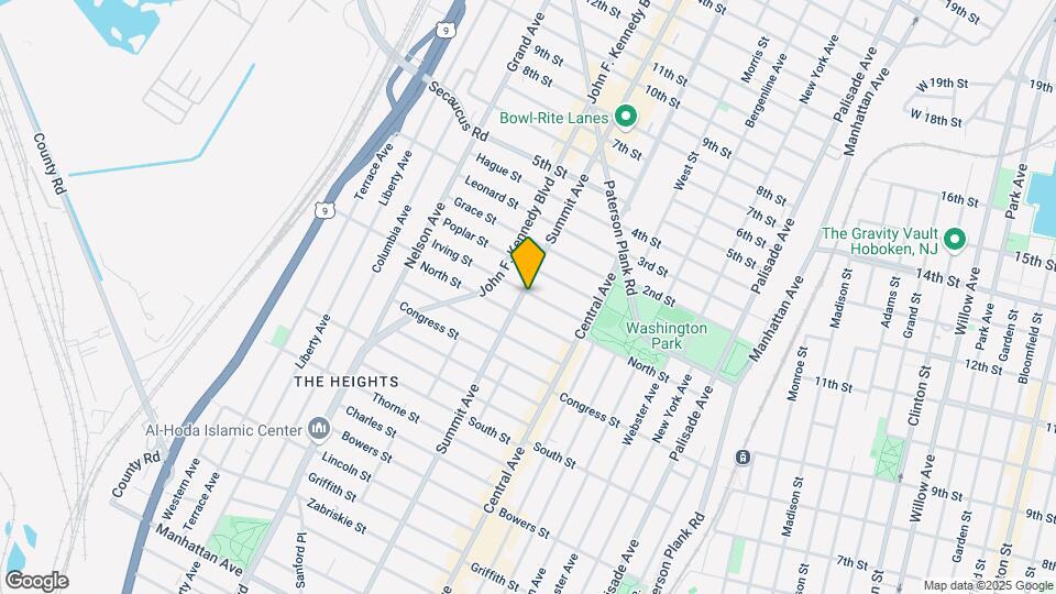 50 Irving St Mapa y Detalles de la Ubicación