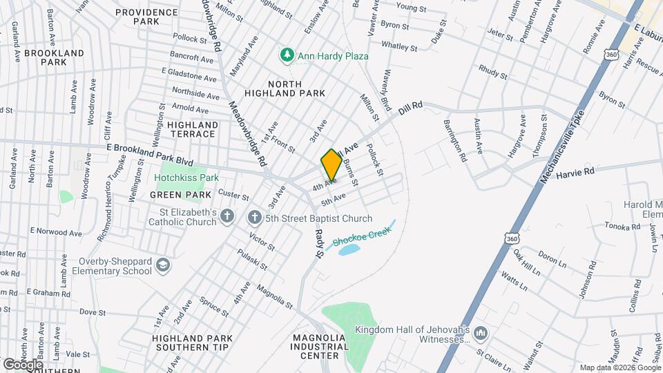 3103 4th Ave Mapa y Detalles de la Ubicación