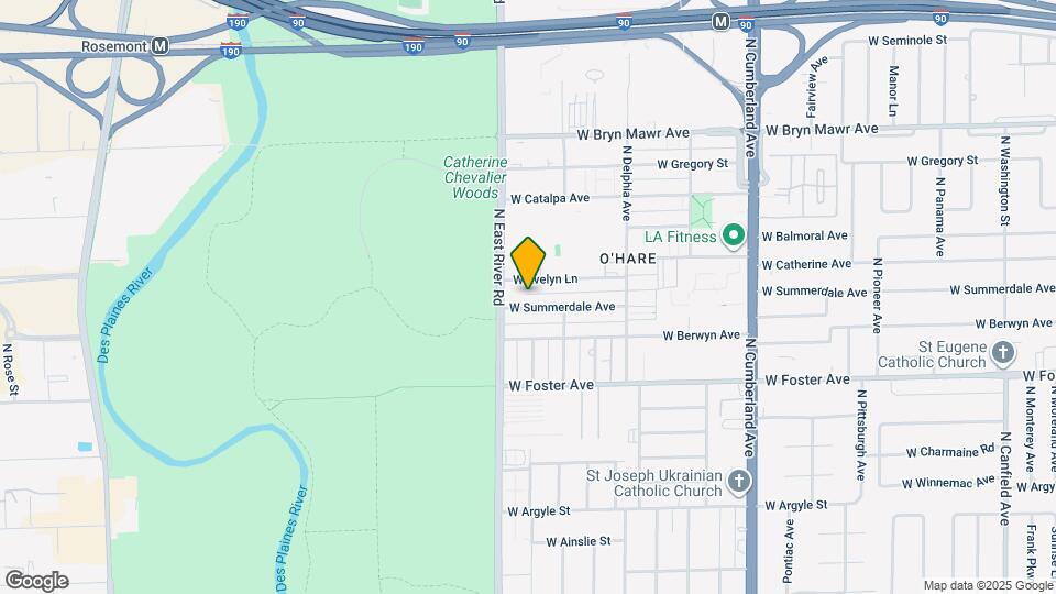 8734 W Summerdale Ave Map and Location Details