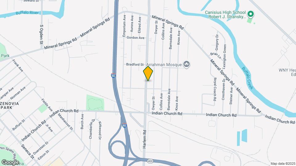 539 Harlem Rd Map and Location Details