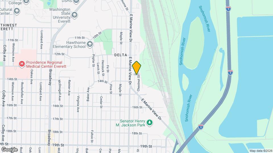 1314 Chestnut St, Unit D Mapa y Detalles de la Ubicación