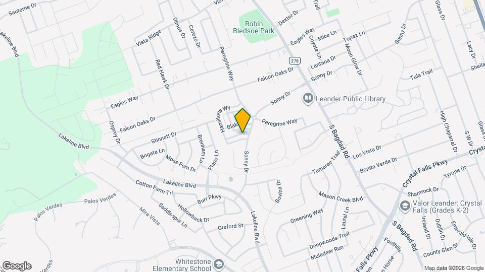 1409 Brooks Way Map and Location Details