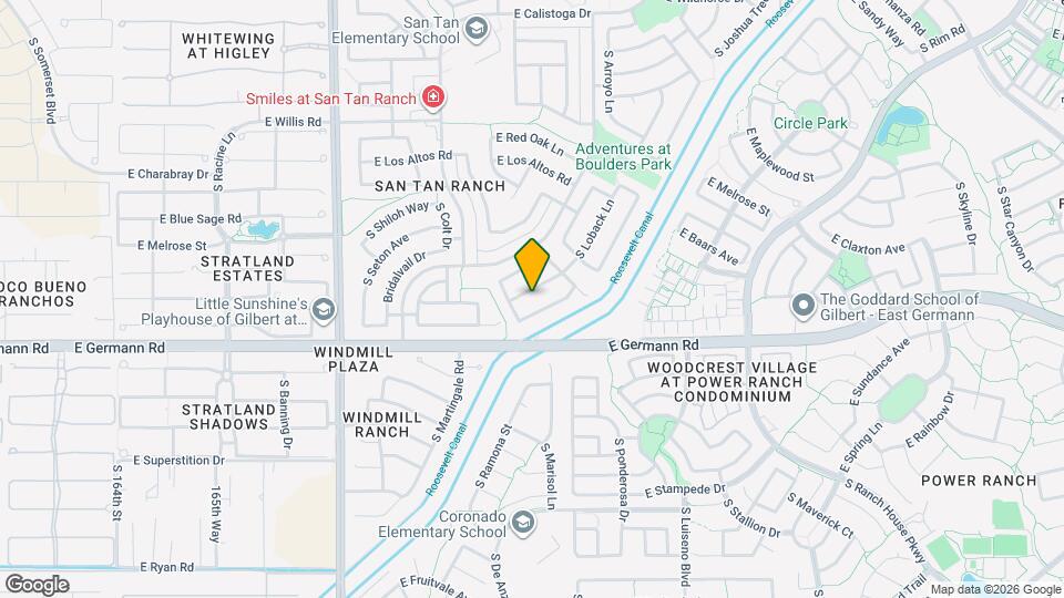 3543 E Trigger Way Mapa y Detalles de la Ubicación