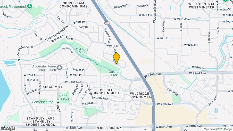 8184 W 93rd Way Map and Location Details