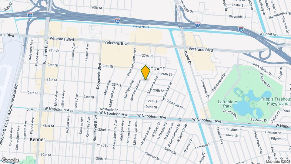 2524 Mississippi Ave Map and Location Details