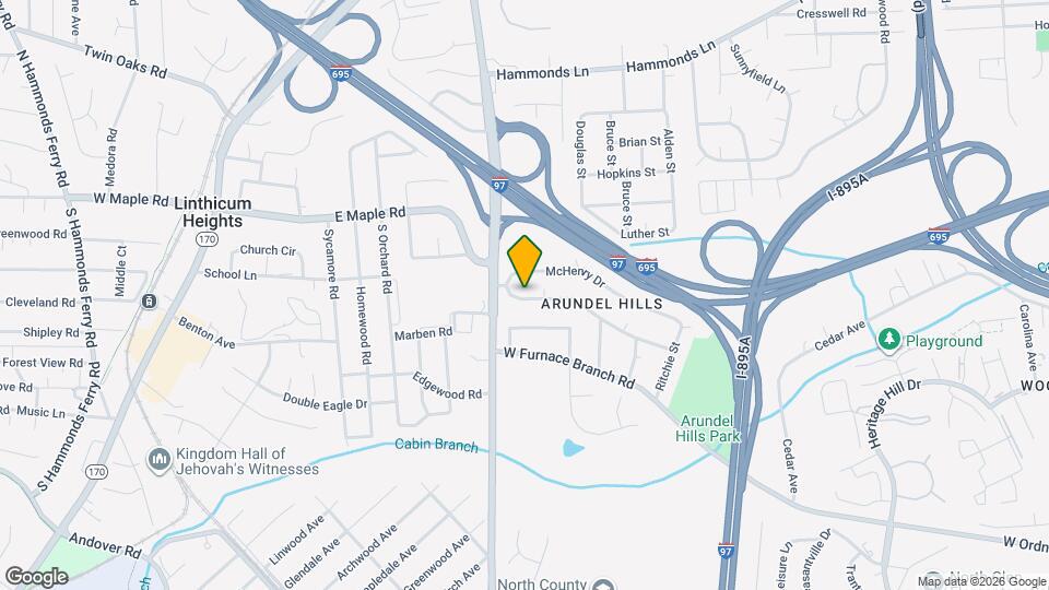 1138 Armistead St Map and Location Details