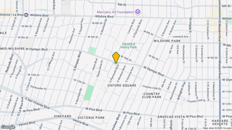 1043 S Plymouth Blvd Mapa y Detalles de la Ubicación