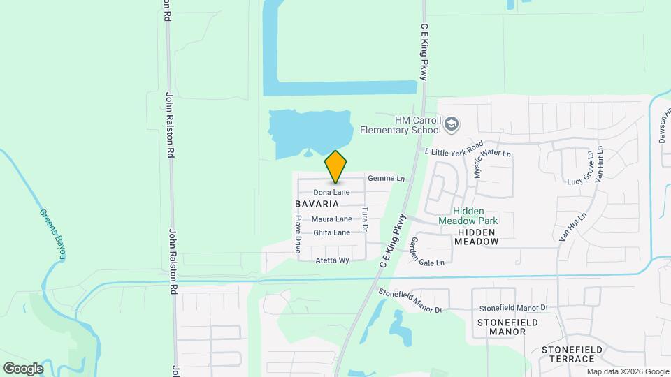 12311 Dona Lane Map and Location Details