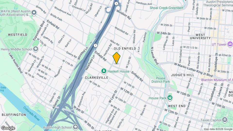 1618 Enfield Rd Map and Location Details