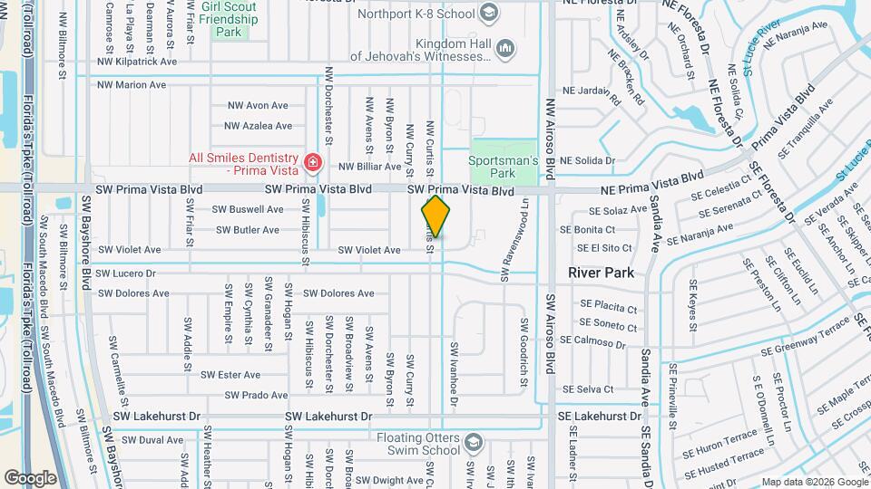 491 SW Curtis St Map and Location Details