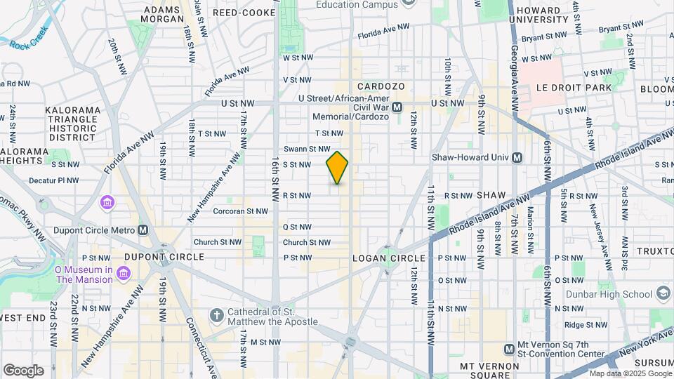 1419 R St NW Map and Location Details