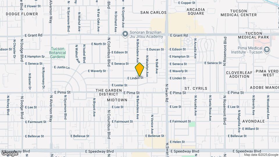 4504 E Linden St, Unit 4504 Map and Location Details