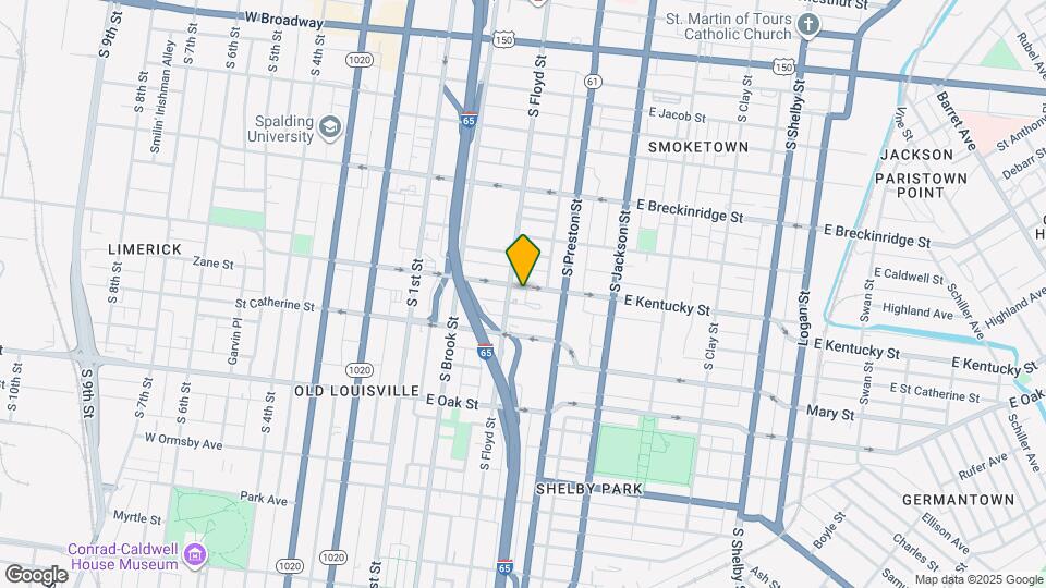 308 E Kentucky St Map and Location Details