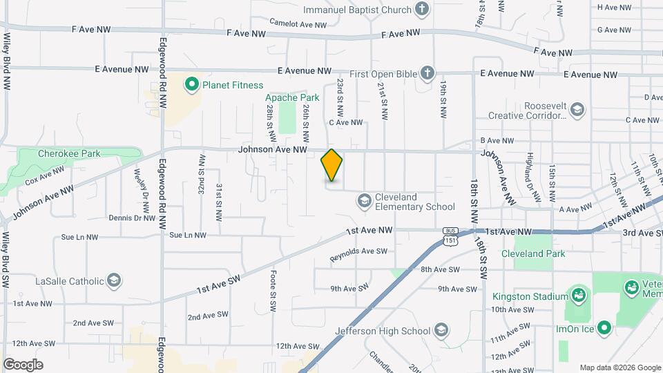 201 24th St NW Map and Location Details