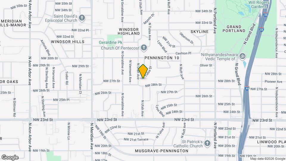 2908 Tulsa Dr Map and Location Details