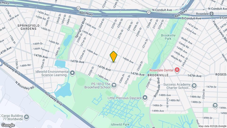 146-41 228th St, Unit 1st floor Map and Location Details