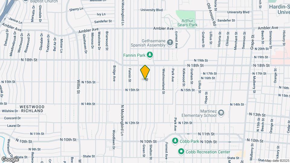1550 Green St Map and Location Details