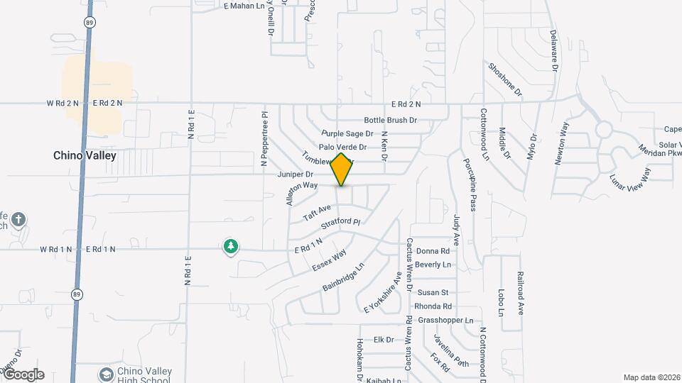 661 Belmont Way Map and Location Details