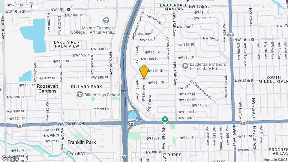 1715 NW 13th St Map and Location Details