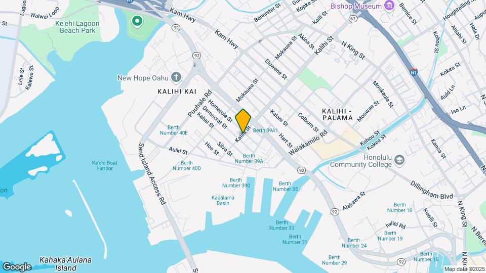 271 Kalihi St Map and Location Details