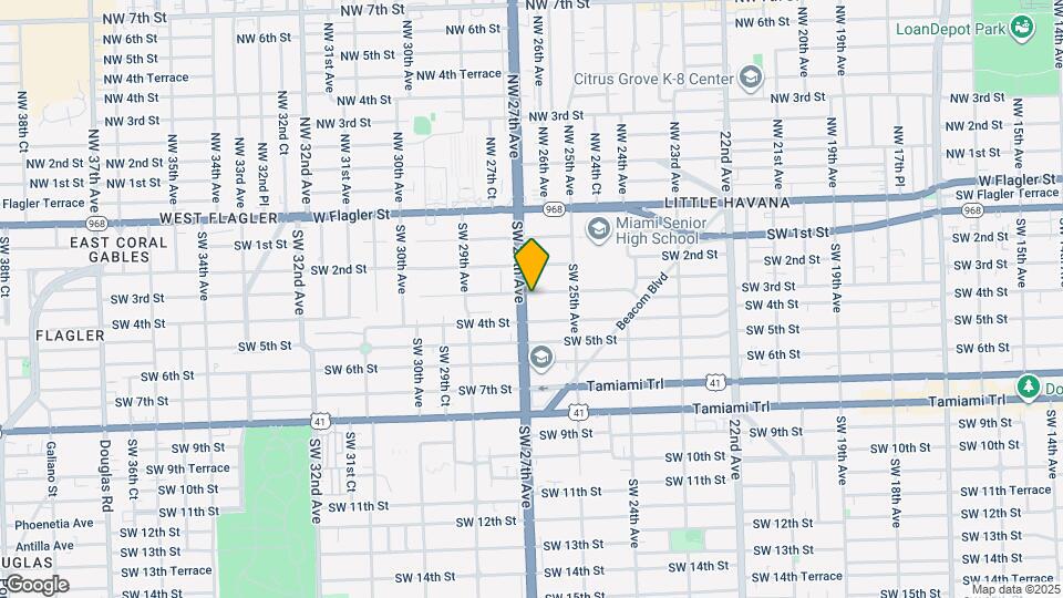 311 SW 27th Ave Map and Location Details