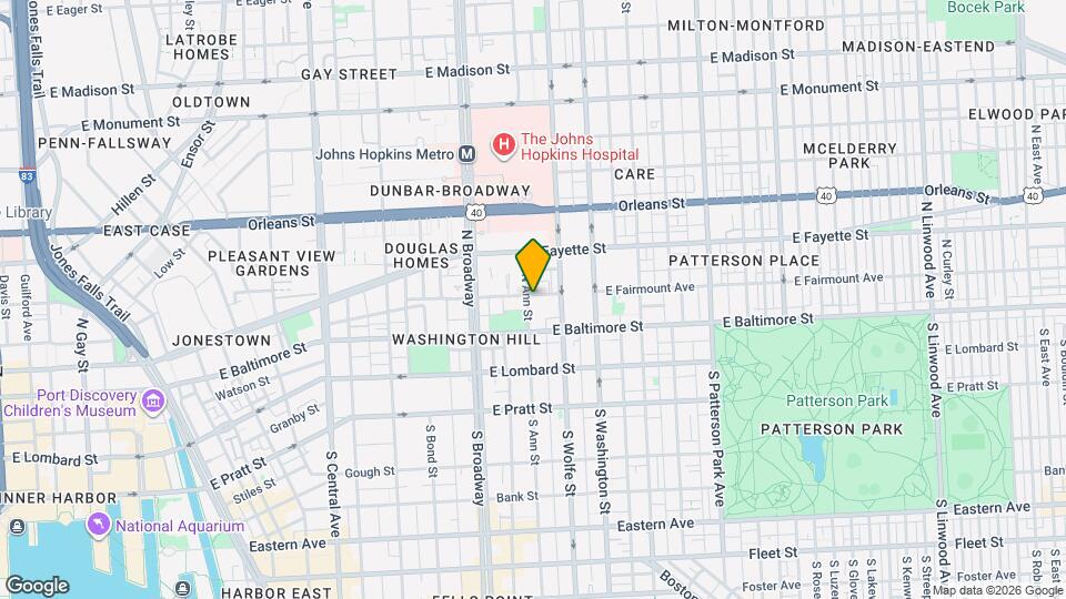 33 N Ann St Mapa y Detalles de la Ubicación