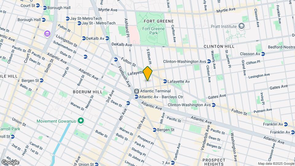 135 Fort Greene Pl Map and Location Details