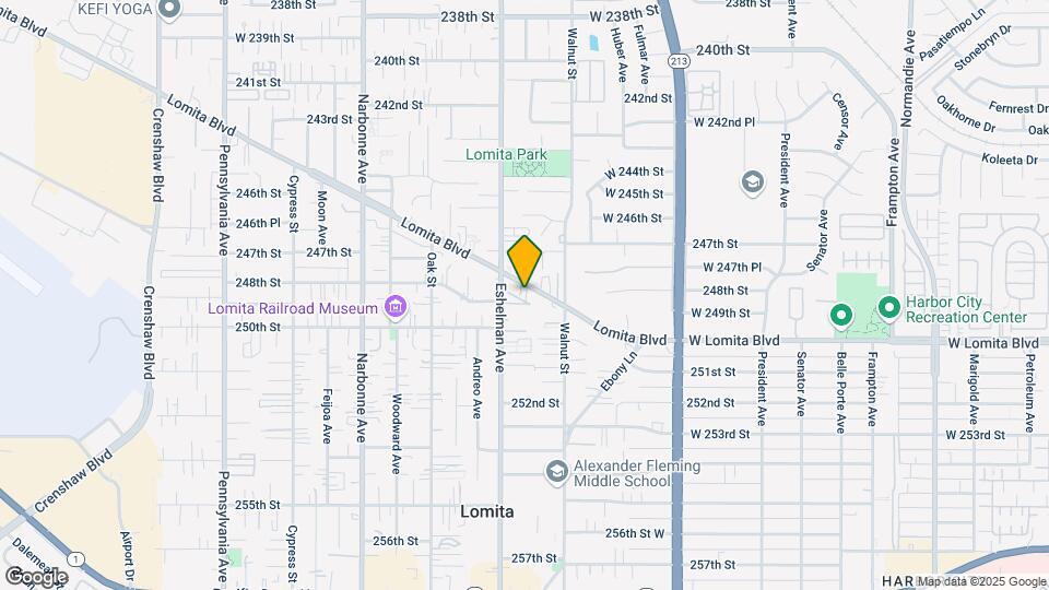 1950 Lomita Blvd Map and Location Details