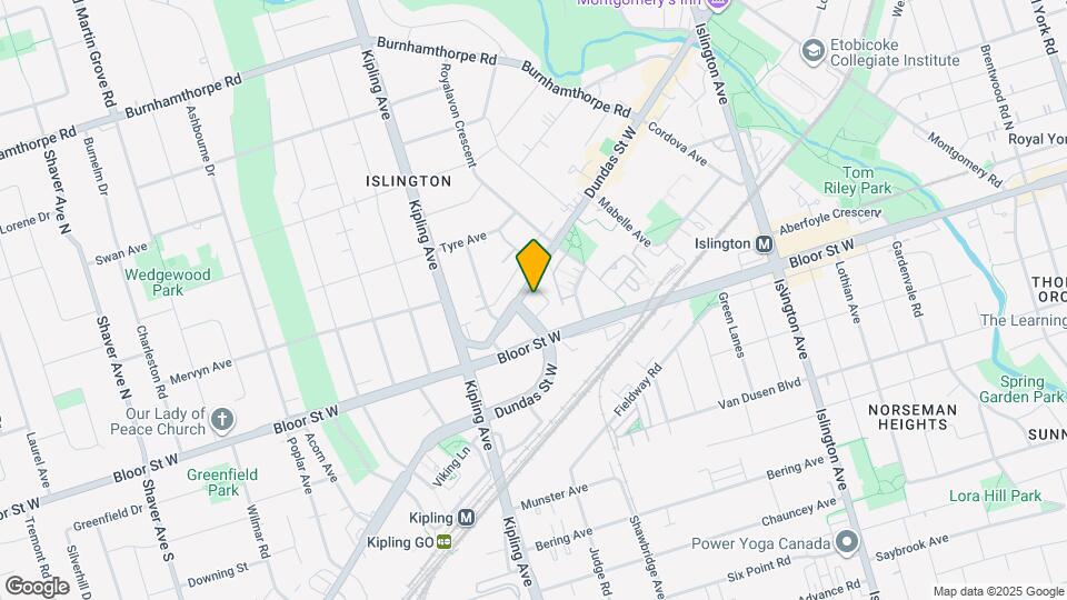 5191 Dundas St W Map and Location Details