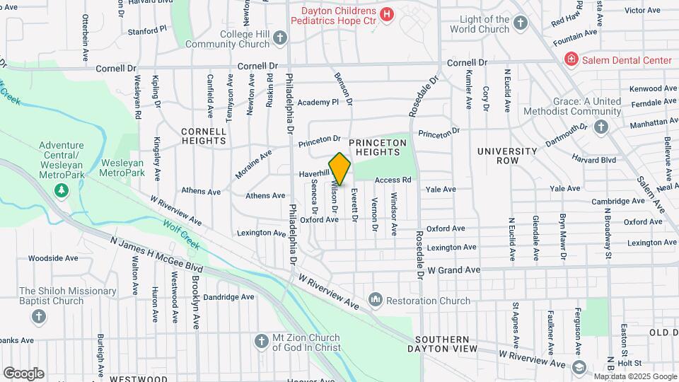 1242 Wilson Dr Map and Location Details
