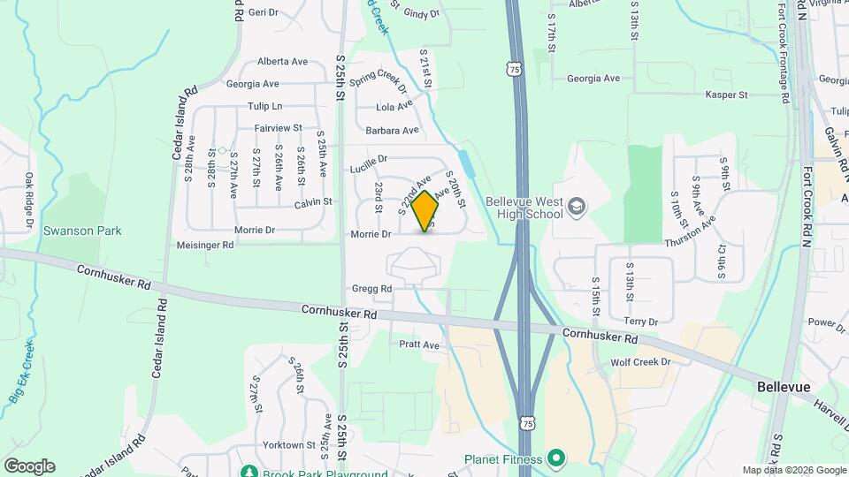 2103 Morrie Dr Map and Location Details