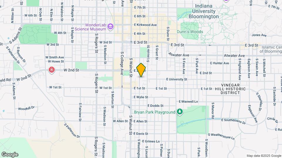 529 S Washington St Map and Location Details