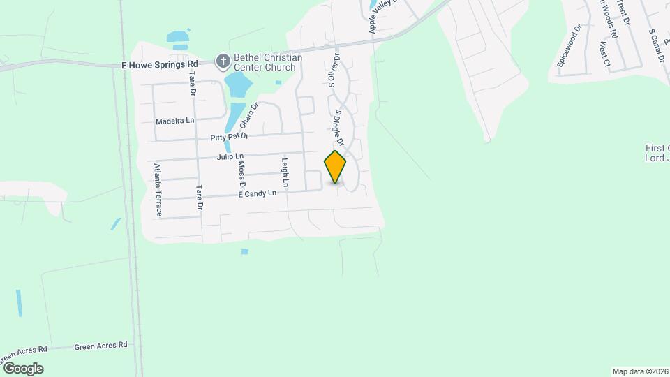 1409 Bartley Ct Map and Location Details