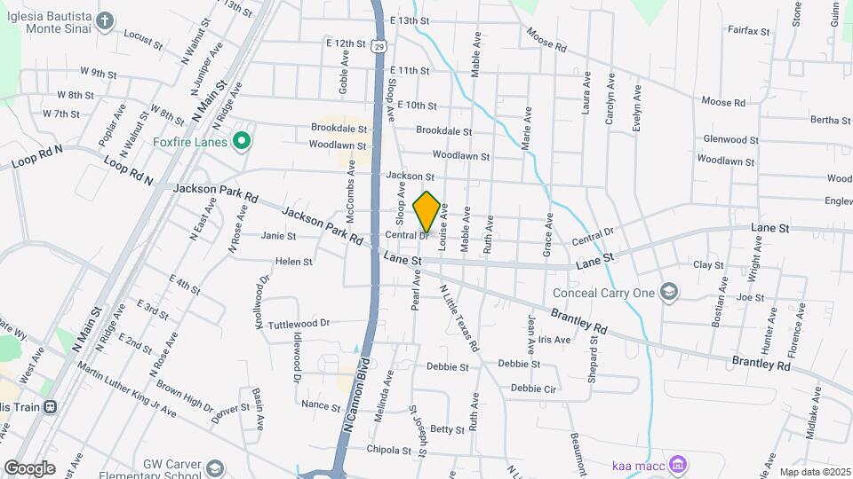 604 Pearl Ave Map and Location Details