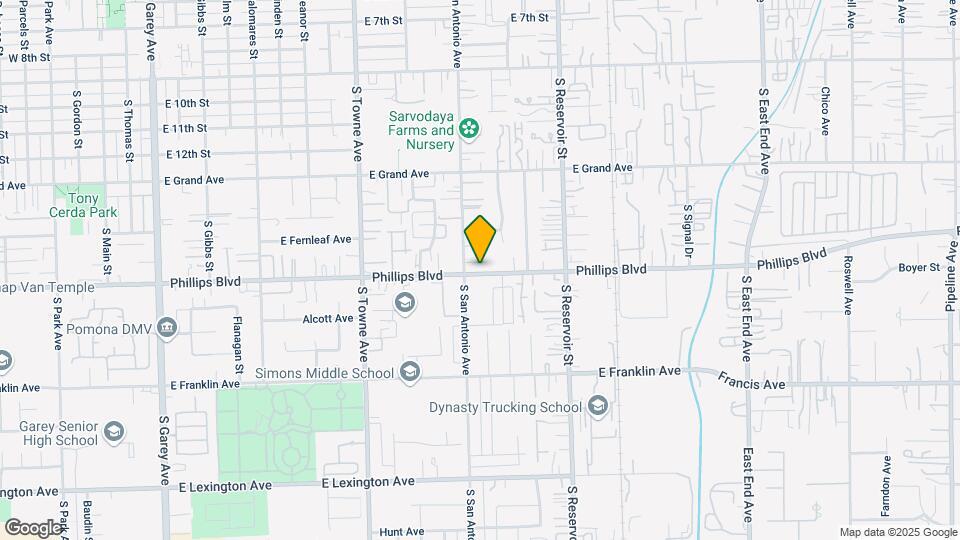 1035 E Phillips Blvd Map and Location Details