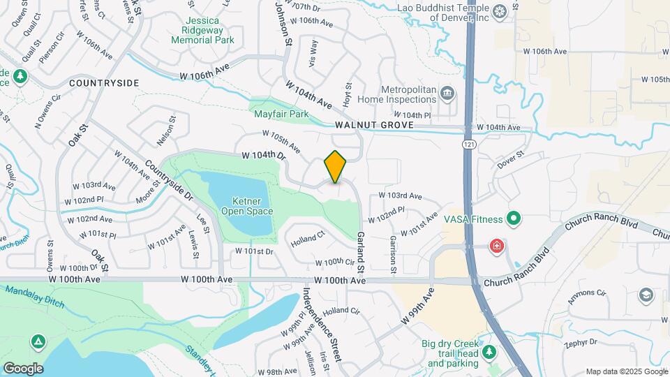 10433 Holland Pl Map and Location Details