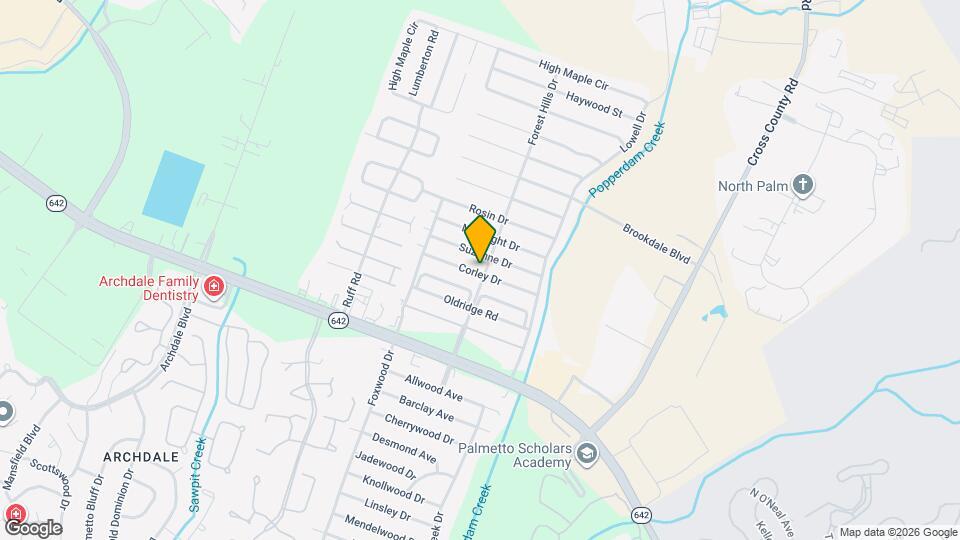 7700 Corley Dr Map and Location Details