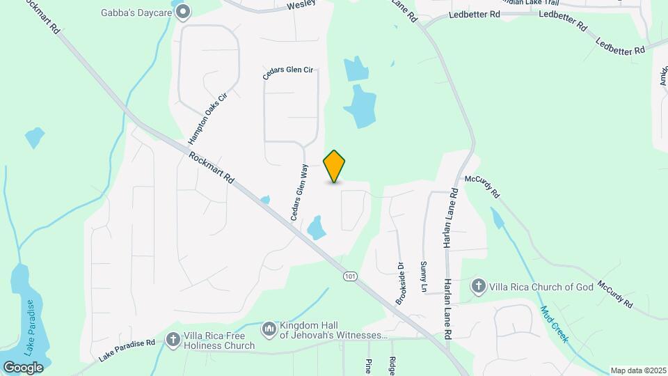 136 Brookside Way Map and Location Details