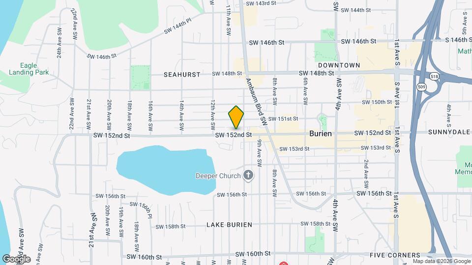 1016 SW 152nd St Map and Location Details