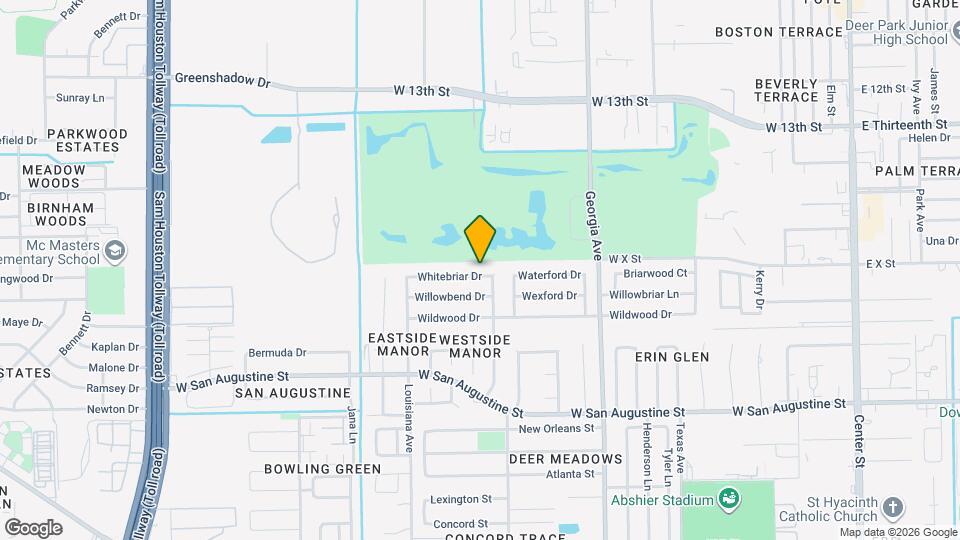 1801 Whitebriar Dr Mapa y Detalles de la Ubicación
