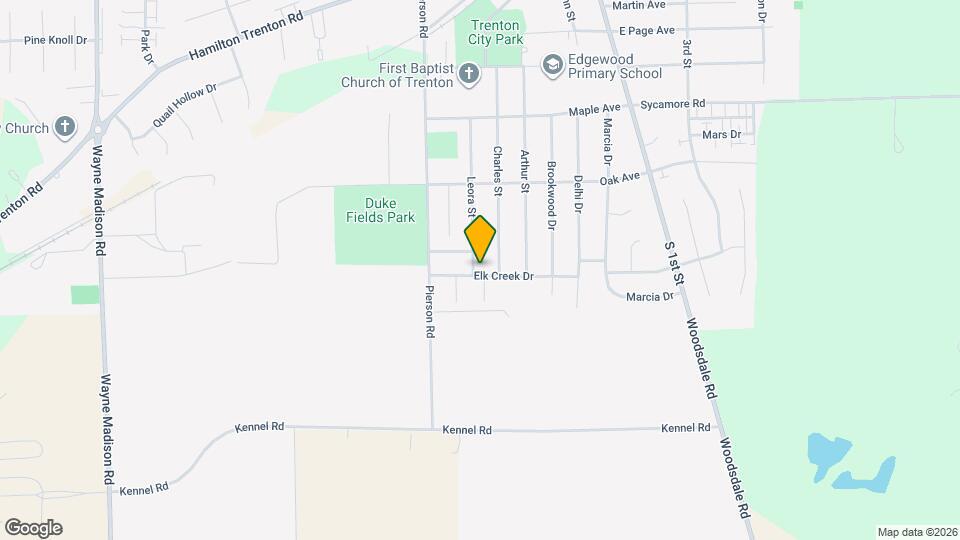 930 Leora St Map and Location Details