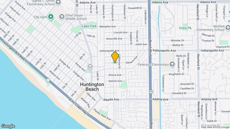 616 Huntington St Mapa y Detalles de la Ubicación