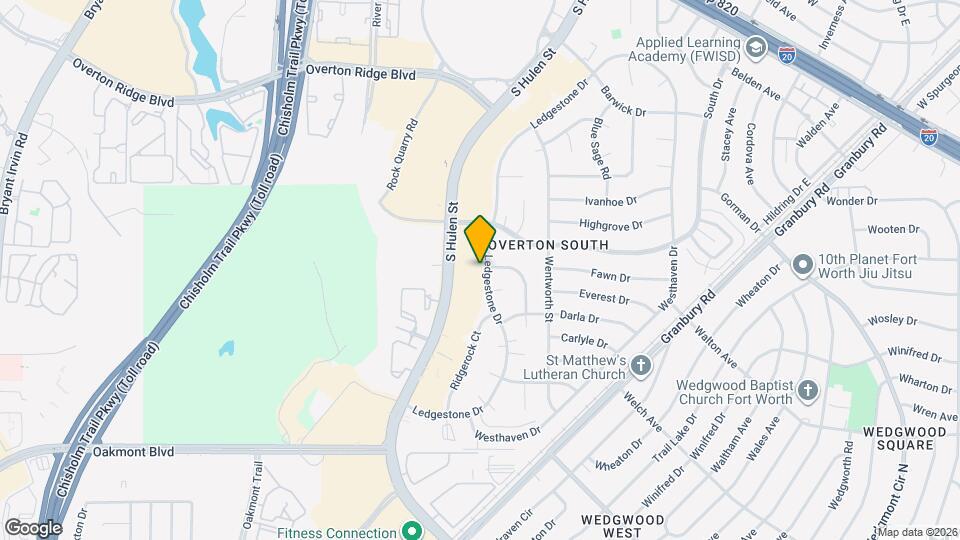 5500 Ledgestone Dr Map and Location Details